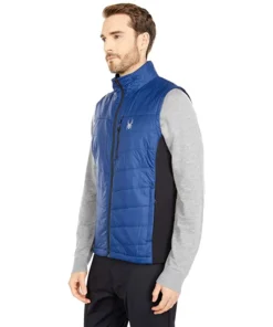 SPYDER ACTIVE SPORTS 'Spyder' Men's Glissade Hybrid 60GR Insulated Vest - Abyss
