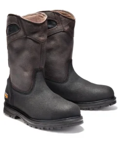 'Timberland Pro' Men's Powerwelt Wellington Steel Toe - Brown Oiled Full-Grain / Black 15 'Timberland Pro' Men's Powerwelt Wellington Steel Toe - Brown Oiled Full-Grain / Black