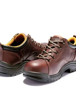 'Timberland Pro' Women's Titan Oxford Alloy Toe - Brown Full-Grain