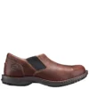 'Timberland Pro' Men's Gladstone ESD Steel Toe Slip On - Brown Full-Grain