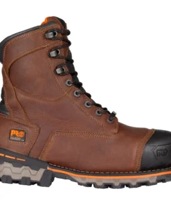 'Timberland Pro' Men's 8" Boondock 600GR Insulation WP Comp Toe - Brown Full-Grain / Black