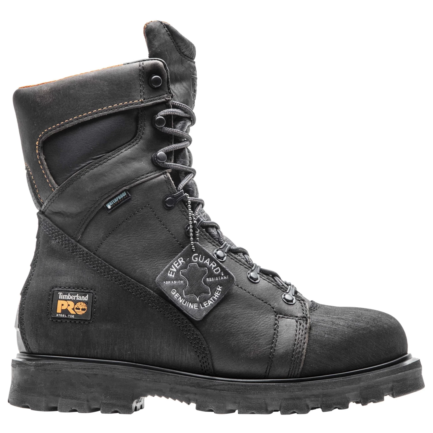 'Timberland Pro' Men's 8" Rigmaster WP Steel Toe - Dark Brown / Black 3 'Timberland Pro' Men's 8" Rigmaster WP Steel Toe - Dark Brown / Black