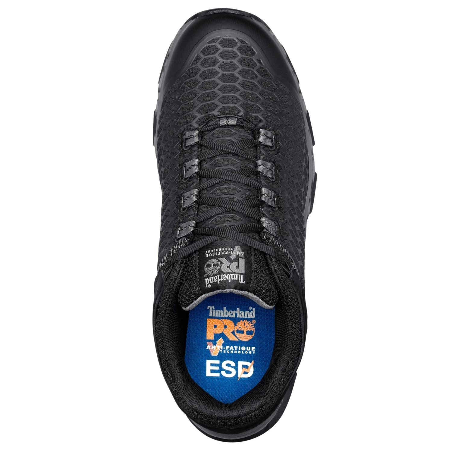 'Timberland Pro' Men's Powertrain Sport ESD Slip On Alloy Toe - Black / Grey 5 'Timberland Pro' Men's Powertrain Sport ESD Slip On Alloy Toe - Black / Grey