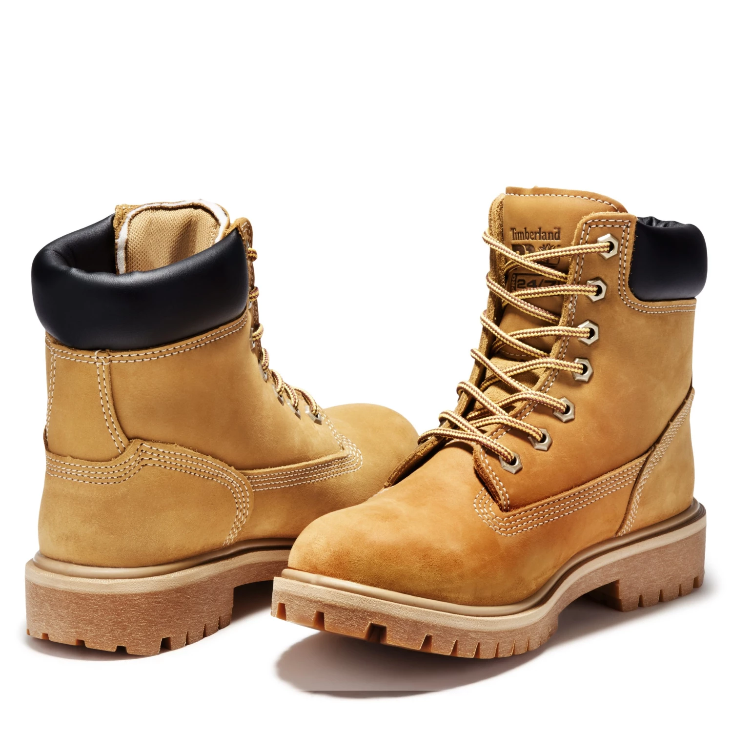 'Timberland Pro' Women's 6" Direct Attach Insulated WP Steel Toe - Wheat Nubuck / Tan 7 'Timberland Pro' Women's 6" Direct Attach Insulated WP Steel Toe - Wheat Nubuck / Tan