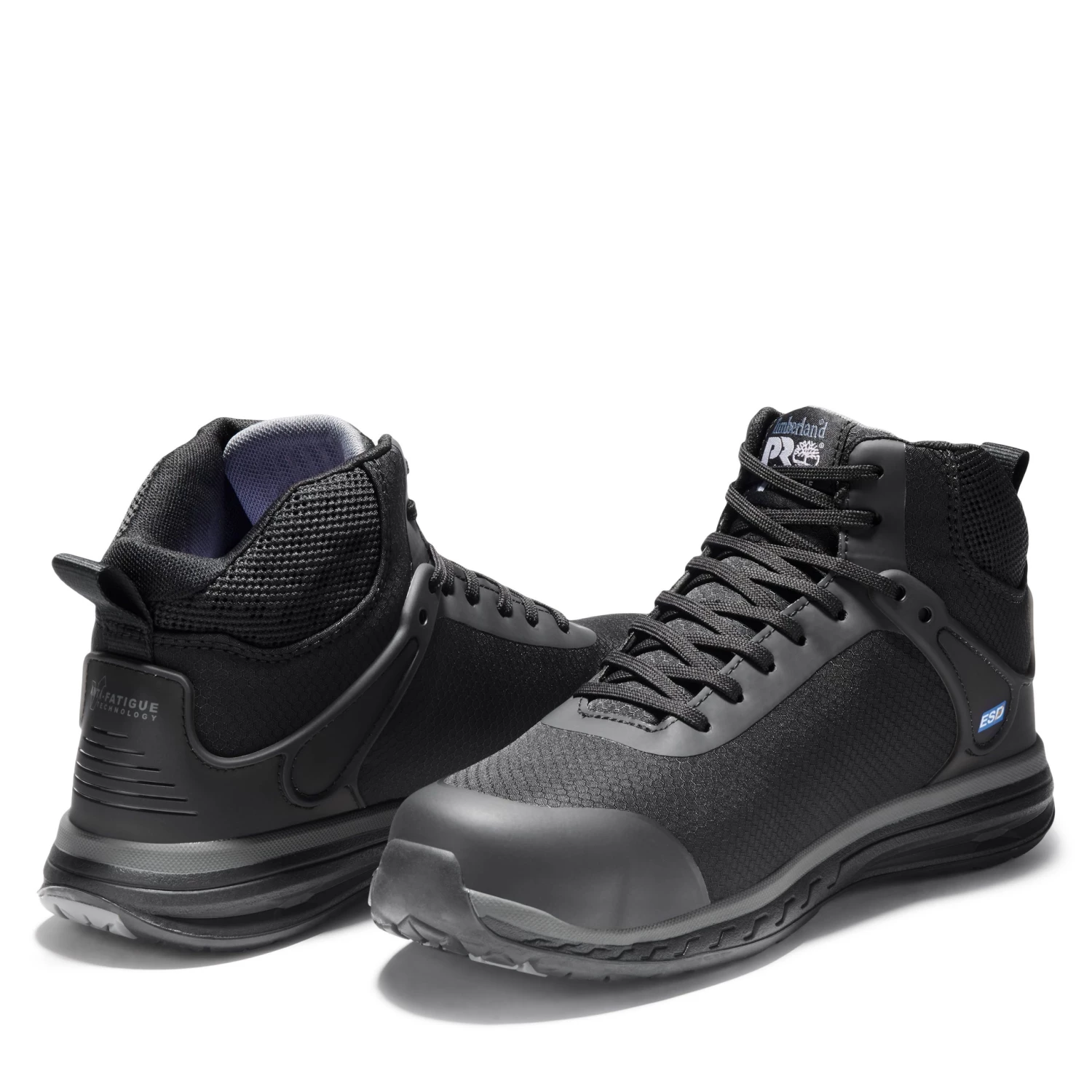 'Timberland Pro' Men's 6" Drivetrain ESD Mid Comp Toe - Black 8 'Timberland Pro' Men's 6" Drivetrain ESD Mid Comp Toe - Black