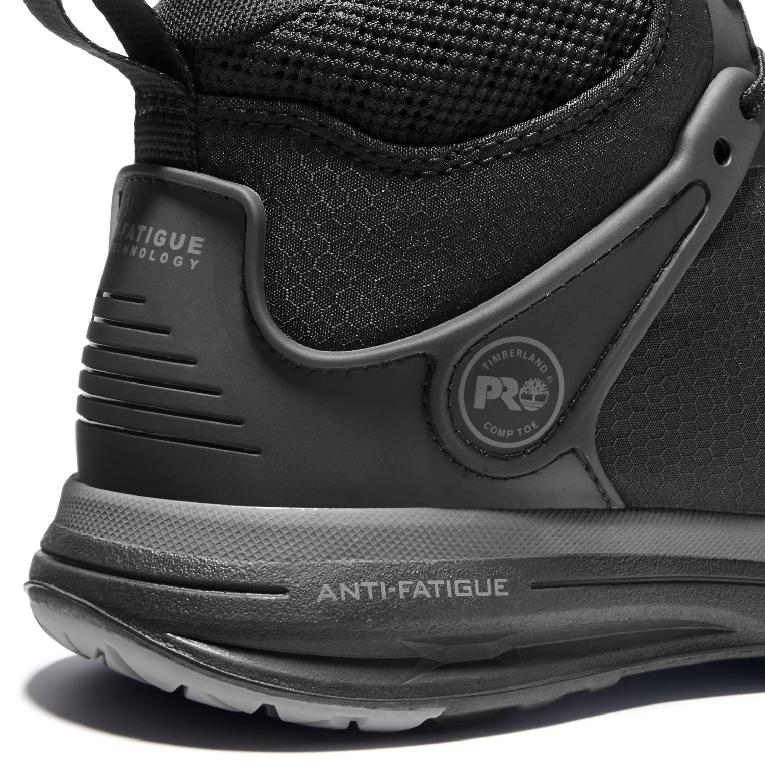 'Timberland Pro' Men's 6" Drivetrain ESD Mid Comp Toe - Black 6 'Timberland Pro' Men's 6" Drivetrain ESD Mid Comp Toe - Black