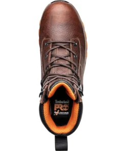 'Timberland Pro' Men's 8" Hypercharge EH WP Soft Toe - Brown / Black