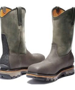 'Timberland Pro' Men's True Grit EH WP Comp Toe - Brown / Turkish Coffee Distressed 16 'Timberland Pro' Men's True Grit EH WP Comp Toe - Brown / Turkish Coffee Distressed