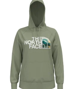 'The North Face' Women's Half Dome Pullover Hoodie - Tea Green