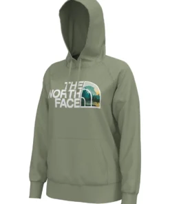 'The North Face' Women's Half Dome Pullover Hoodie - Tea Green