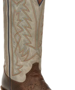 Justin Brands 'Tony Lama' Men's 15" Henley Western Round Toe - Brown / Stone Gray 16 Justin Brands 'Tony Lama' Men's 15