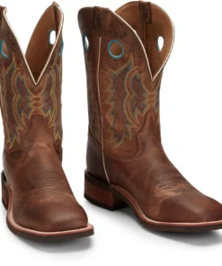 'Tony Lama' Men's 11" Americana Creedance Western - Brown / Turquoise 15 'Tony Lama' Men's 11