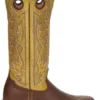 Justin Brands 'Tony Lama' Men's 15" Fairview Buckaroo Western Square Toe - Brown / Moss Green