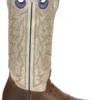 Justin Brands 'Tony Lama' Men's 15" Henley Western Round Toe - Brown / Stone Gray