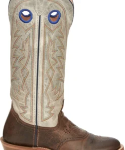 Justin Brands 'Tony Lama' Men's 15" Henley Western Round Toe - Brown / Stone Gray