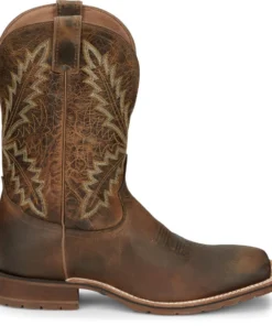 Justin Brands 'Tony Lama' Men's 11" Bowie Western Square Toe - Oak