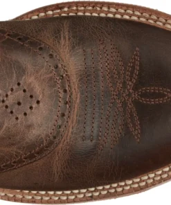 Justin Brands 'Tony Lama' Men's 15" Henley Western Round Toe - Brown / Stone Gray