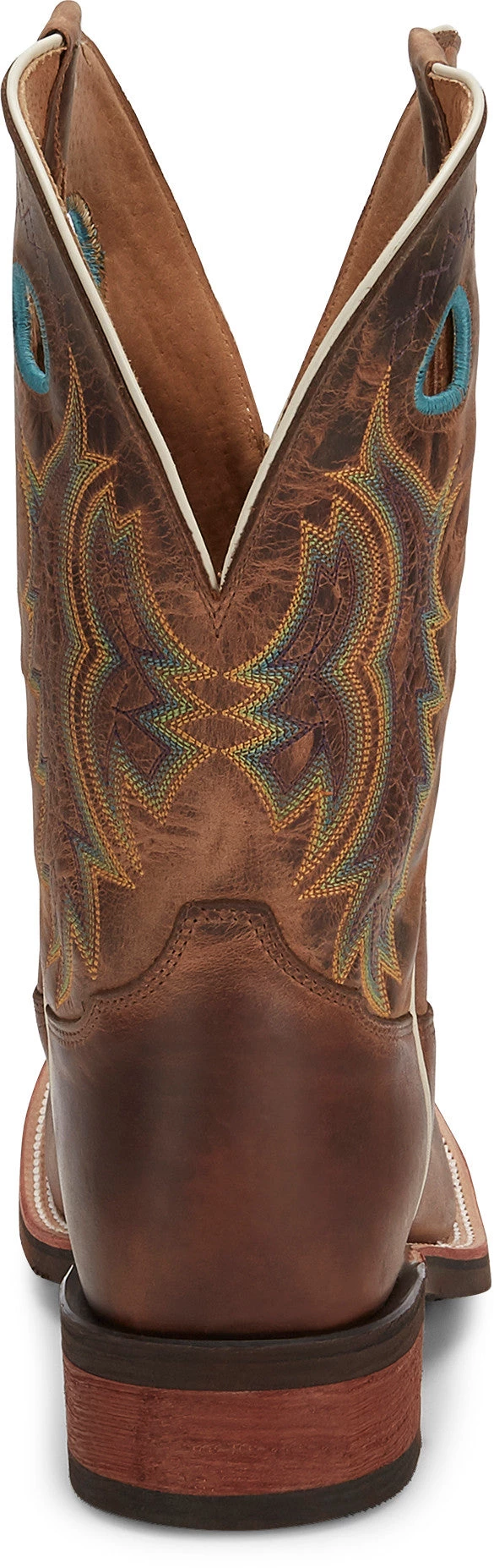 'Tony Lama' Men's 11" Americana Creedance Western - Brown / Turquoise 7 'Tony Lama' Men's 11" Americana Creedance Western - Brown / Turquoise