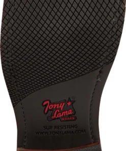 'Tony Lama' Men's 11" Americana Creedance Western - Brown / Turquoise 12 'Tony Lama' Men's 11