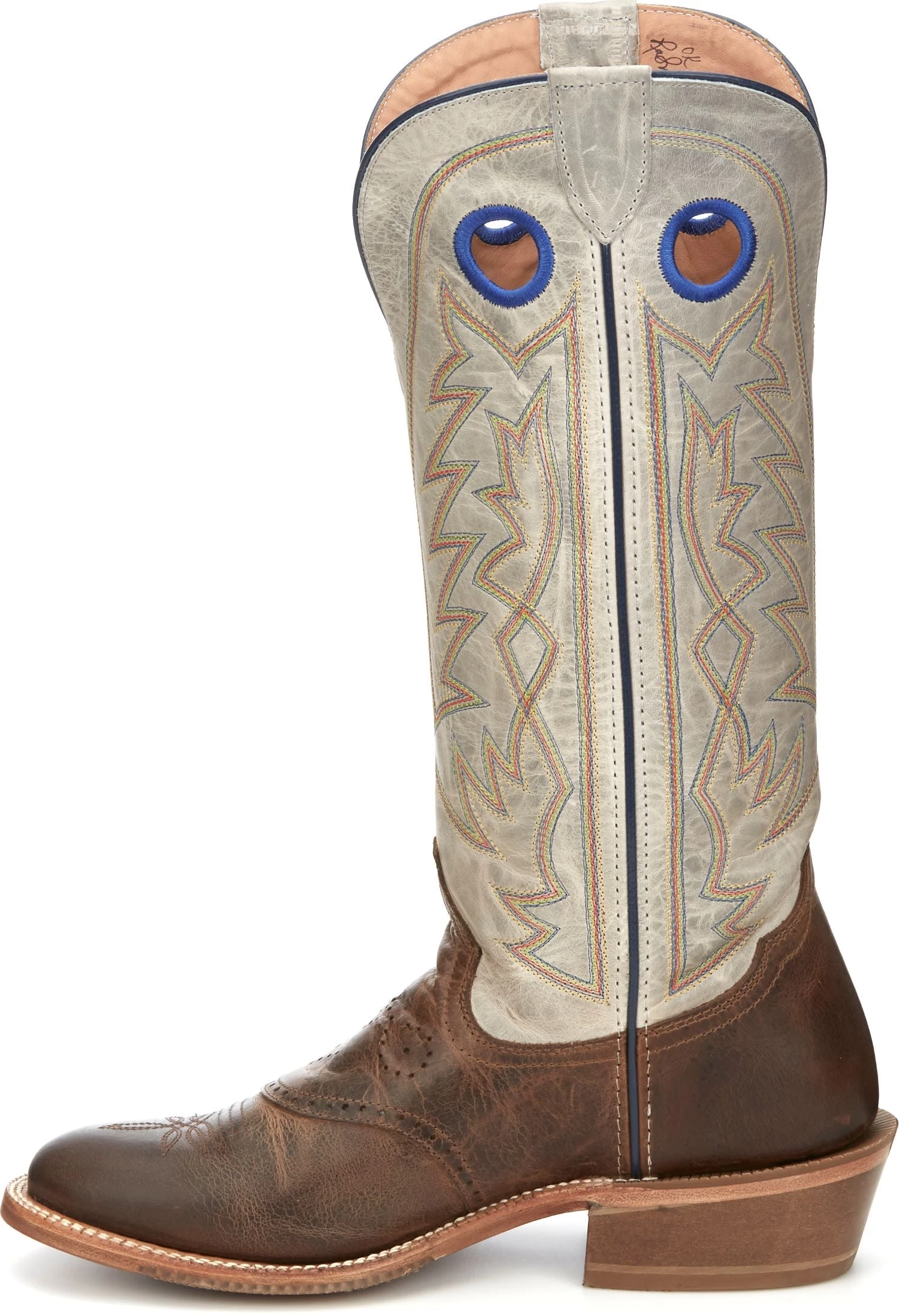 Justin Brands 'Tony Lama' Men's 15" Henley Western Round Toe - Brown / Stone Gray 11 Justin Brands 'Tony Lama' Men's 15" Henley Western Round Toe - Brown / Stone Gray