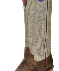 Justin Brands 'Tony Lama' Men's 15" Henley Western Round Toe - Brown / Stone Gray 17 Justin Brands 'Tony Lama' Men's 15