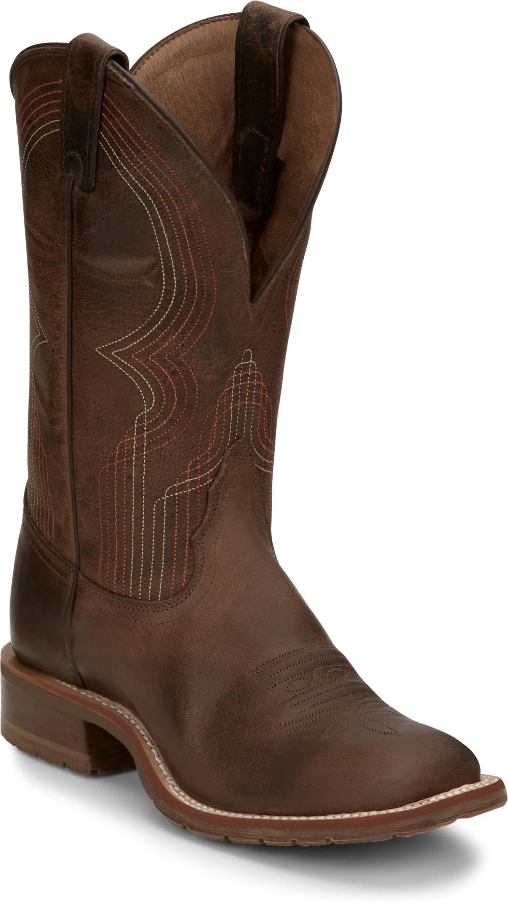Justin Brands 'Tony Lama' Women's 11" Delaney Western Square Toe - Brown 8 Justin Brands 'Tony Lama' Women's 11" Delaney Western Square Toe - Brown