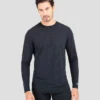 TERRAMAR BASE LAYER 'Terramar' Men's Transport® Merino Wool Crew - Nine Iron