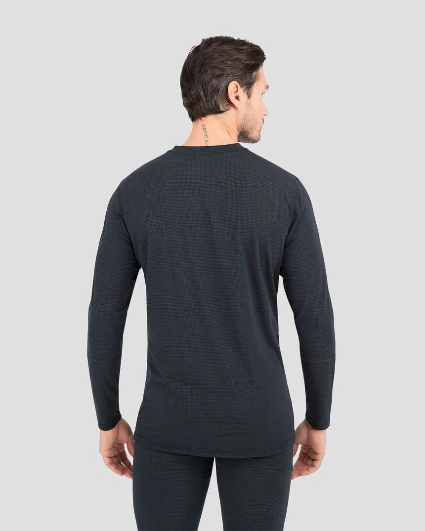 TERRAMAR BASE LAYER 'Terramar' Men's Transport® Merino Wool Crew - Nine Iron 4 TERRAMAR BASE LAYER 'Terramar' Men's Transport® Merino Wool Crew - Nine Iron