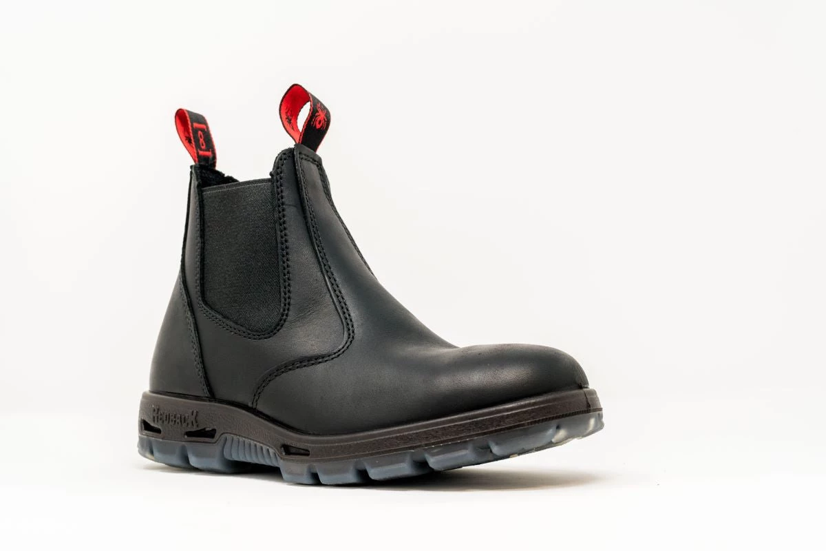 'Redback' Men's 6" Easy Escape Romeo Soft Toe - Black Oil Kip 3 'Redback' Men's 6" Easy Escape Romeo Soft Toe - Black Oil Kip