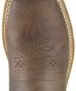 Smoky Mountain Boots 'Smoky Mountain' Youth Boonville Western Square Toe - Brown Distress Kids