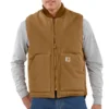 'Carhartt' Men's Duck Vest Arctic Quilt Lined - Carhartt Brown