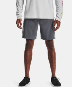 'Under Armour' Men's 8.25" Tide Chaser Boardshorts - Pitch Grey / Breeze