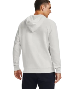 'Under Armour' Men's Rival Fleece Big Logo Hoodie - Onyx White / Black