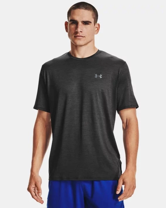 'Under Armour' Men's Training Vent 2.0 T-Shirt - Black / Pitch Grey 3 'Under Armour' Men's Training Vent 2.0 T-Shirt - Black / Pitch Grey