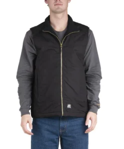 'Berne' Men's Torque Ripstop Vest - Black