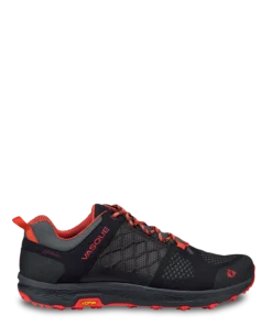 'Vasque' Men's Breeze Lite Low GTX WP Shoe - Anthracite / Red Clay