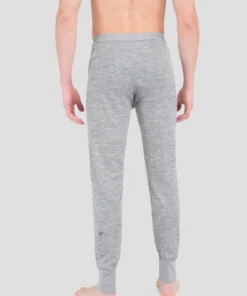 TERRAMAR BASE LAYER 'Terramar' Men's 3.0 Merino Wool Bi-Layer Heritage Pant - Grey Heather (Tall)