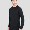 TERRAMAR BASE LAYER 'Terramar' Men's 2.0 Thermapeak® Heritage Crew - Black