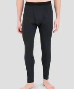 TERRAMAR BASE LAYER 'Terramar' Men's 4.0 Military Fleece Heritage Pant - Black