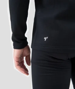 TERRAMAR BASE LAYER 'Terramar' Men's 3.0 Ecolator® Performance Crew - Black