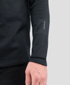 TERRAMAR BASE LAYER 'Terramar' Men's 3.0 Ecolator® Performance Half Zip - Black