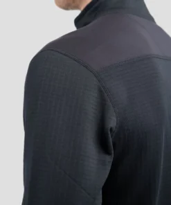 TERRAMAR BASE LAYER 'Terramar' Men's 3.0 Ecolator® Performance Half Zip - Black