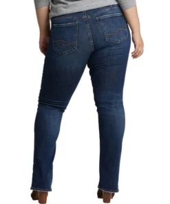 SILVER JEANS CO 'Silver Jeans' Women's Suki Mid Rise Slim Boot - Dark Indigo (Ext. Sizes)