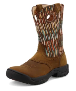Twisted X Boots 'Twisted X' Women's 9" All Around Work Soft Toe - Brown / Multi