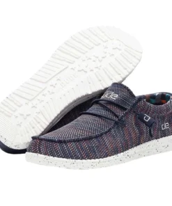 'Hey Dude' Men's Wally Sox Funk - Blue/Orange 10 'Hey Dude' Men's Wally Sox Funk - Blue/Orange