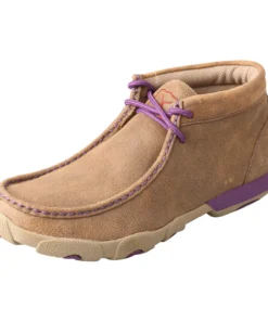Twisted X Boots 'Twisted X' Women's Driving Moccasin - Bomber / Tan / Purple