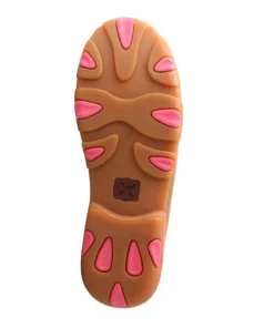Twisted X Boots 'Twisted X' "Tough Enough To Wear Pink" Driving Moc - Tan / Pink Women 13 Twisted X Boots 'Twisted X'