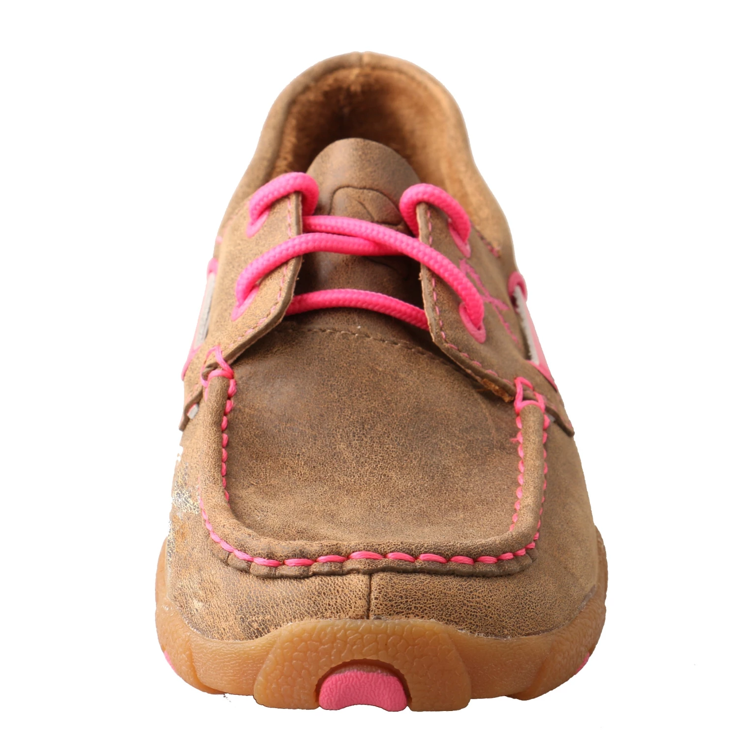 Twisted X Boots 'Twisted X' "Tough Enough To Wear Pink" Driving Moc - Tan / Pink Women 5 Twisted X Boots 'Twisted X' "Tough Enough To Wear Pink" Driving Moc - Tan / Pink Women