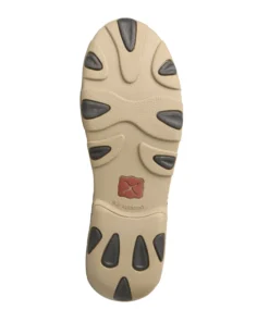 Twisted X Boots 'Twisted X' Women's Driving Moccasin - Black / White