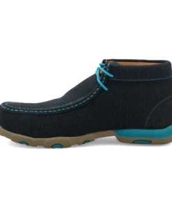 Twisted X Boots 'Twisted X' Women's Chukka Driving Moc EH Comp Toe - Dark Teal / Turquoise